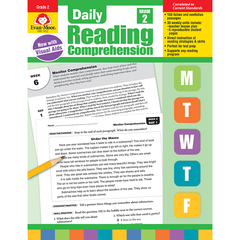 Evan-Moor Daily Reading Comprehension, Grade 2