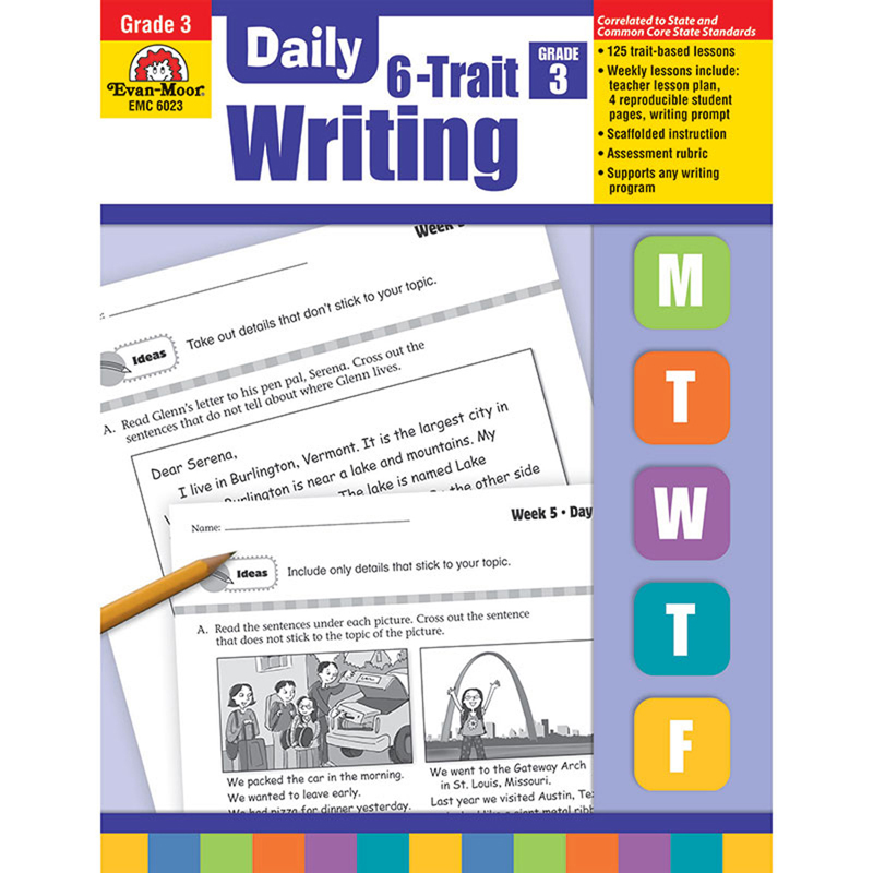 Evan-Moor Daily 6-Trait Writing, Grade 3