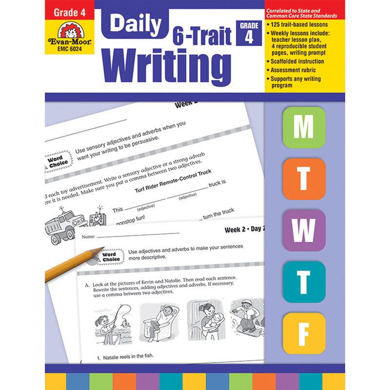 Evan-Moor Daily 6-Trait Writing, Grade 4