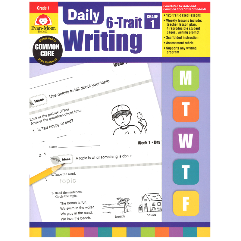 Evan-Moor Daily 6-Trait Writing, Grade 1